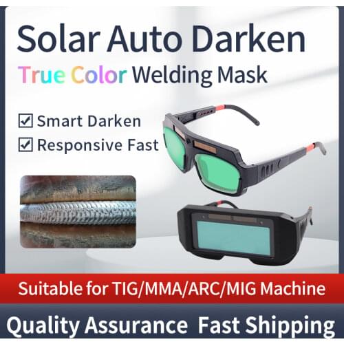 Solar Auto Darkening Welding Mask Welding Helmet Eyes Goggle/Welder Glasses Arc Protection Helmet for Welding Machine/Equipment
