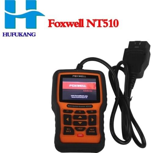 Foxwell NT510 Multi-System Scanner Support Multi-Languages with fast DHL shipping