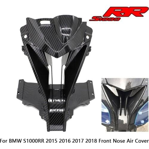 Motorcycle For BMW Model ABS Injection Material Carbon Fiber Headlight Sir Intake Cover S1000RR S1000 RR S 1000RR 2015 -2018