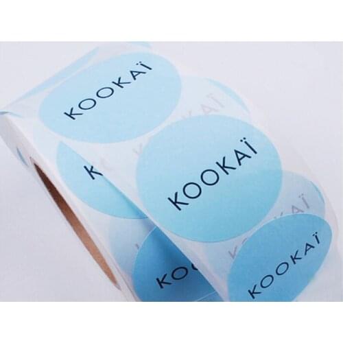 Customized accept custom order and adhesive sticker type self adhesive label paper