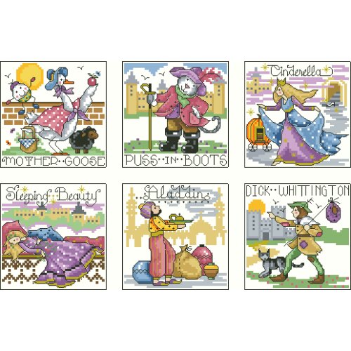 Lovely kit 19-20 Cross stitch Handmade 14CT Counted Canvas DIY,Cross-stitch kits,Embroidery Joan Elliott Mime Card 41-30