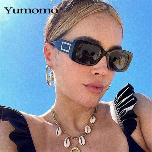 Vintage Rectangle Sunglasses For Women Men Brand Designer Gradient Sun Glasses Square Ladies Retro Eyewear Oculos UV400 Shades