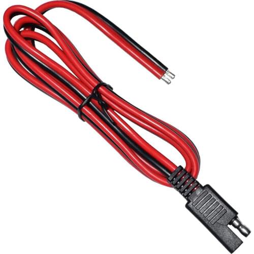 SAE Extension Cable Quick Connect Disconnect SAE Cable Wire Harness 14AWG 100CM for Automotive RV Motorcycle Solar Panel