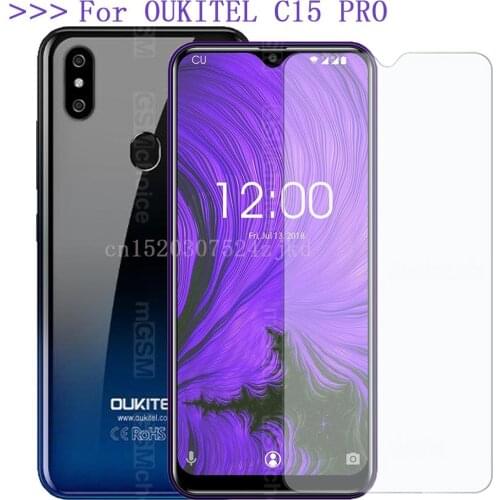 9H Tempered Glass For OUKITEL C15 PRO Smartphone 2.5D High Quality Screen Protector For Oukitel C15PRO Protective Glass