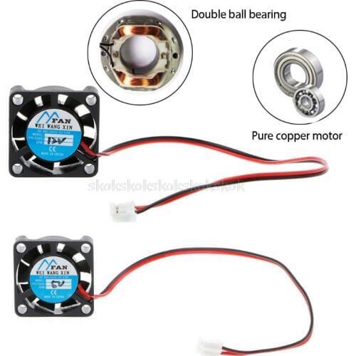 5V 12V 2-Pin Cooler Brushless Chipset Heatsink Mini Cooling Fan 2507 Jy23 19 Dropship