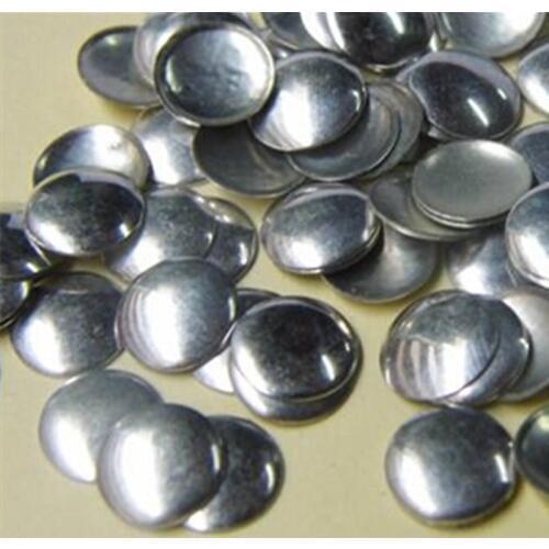 50pcs 5mm Round Silver Flat Back Studs Hotfix Iron On Glue FlatBack DIY Rhinestuds Punk Style Accessory For Clothing/bags/shoes