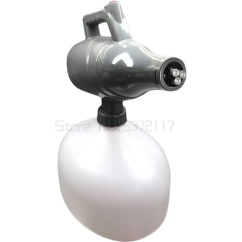 Noise-free Chargeable Electrostatic Electric ULV Fogger Portable Cordless Disinfection Sprayer 3 Nozzles Designed Fog Atomizer