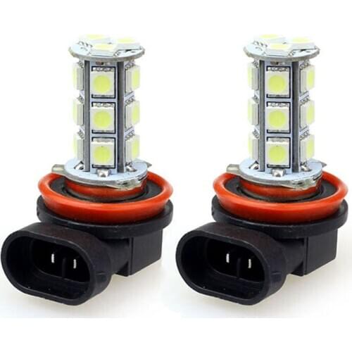 Factory Direct Sale Automobile Led Fog Lamp 5050 18smd Led Front Fog Lamp Anti Fog Lamp Lamp H1 H3 H4 H7 9005 9006 H11 Led