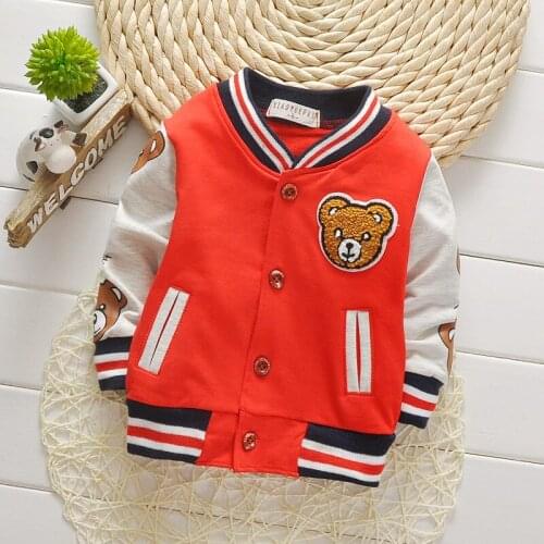 2021 Spring Fall 3T Toddle Baby Girs Coat Children Boys Clothes Kids Baseball Infant Sweatershirt Brand Jacket Outwear Tracksuit