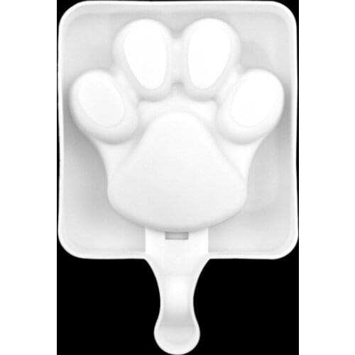 DIY Chocolate Bar Ice Mold Single hole cat claw Food grade silicone ice cream mold Mousse ice cream cake mold DIY baking