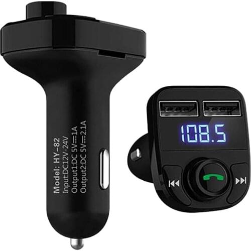 HELLO HL-19680 X8 HANDSFREE DUAL USB/SD/BLUETOOTH 12-24 VOLT FM TRANSMITTER
