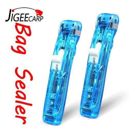 JIGEECARP 1pc Mini Fishing Bait Bag Sealer Clips Carp Boillie Additive Food Saver Sealing Machine Fishing Tackle Tools