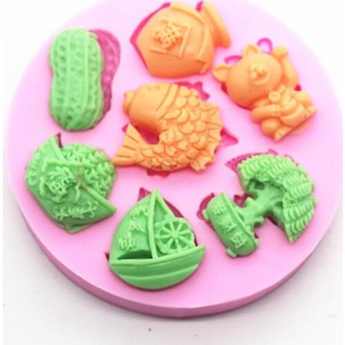 Chinese New Year series of cake mould mould of chocolate mould