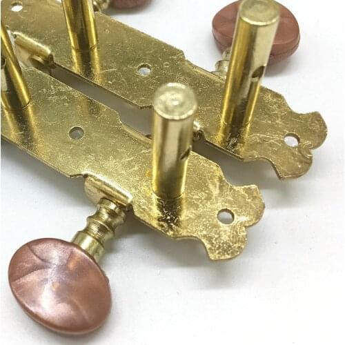 Classical Guitar Ukulele Tuning Pegs Keys Machine Heads Set 2-on-a-plate