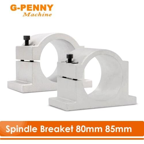 Spindle Motor Bracket Diameter 80mm 85mm Aluminium clamping for CNC spindle mount bracket high precision not easy to deform