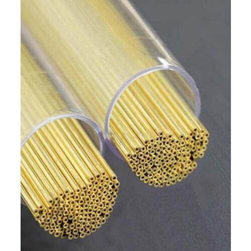 Brass Electrode Tubes for EDM Drilling Machine Wire Cutting Accessories 400mm Long