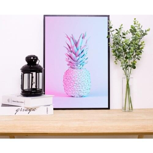 Fashion Pineapple Canvas Painting Art Prints And Posters Living Room Decor Home Boys Room Drcoration Home Decor
