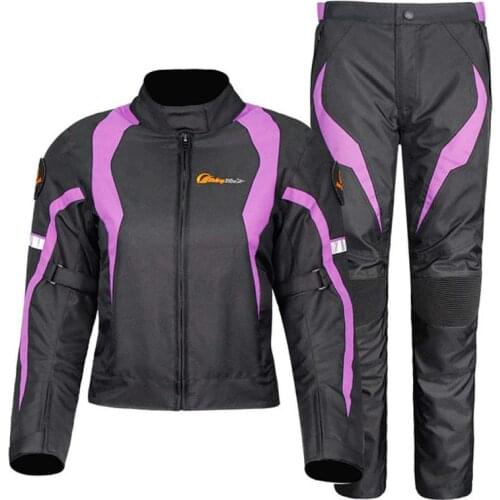 Motorcycle Jacket Womens Jaqueta Motoqueiro Jacket Pants Suit Chaqueta Moto Hombre Waterproof Touring Impermeable Motociclista