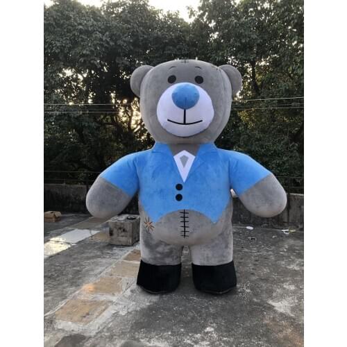 2.6M Inflatable Teddy bear plush Mascot Costume Suits Cosplay Party Game Dress Outfits Clothing Advertising Promotion Fursuit