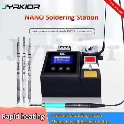 I2C Micro Nano Soldering Station Compatible With JBC C210 C245 Soldering Iron Tip For Mobile Phone Motherboard Welding Tools