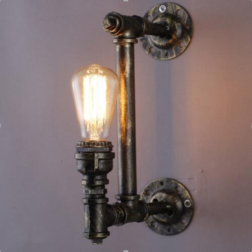 Retro wall lamp Industrial water pipe light Kitchen Decor Coffee Shop bar E27 LED blaker wandlampen antieke steampunk lamp