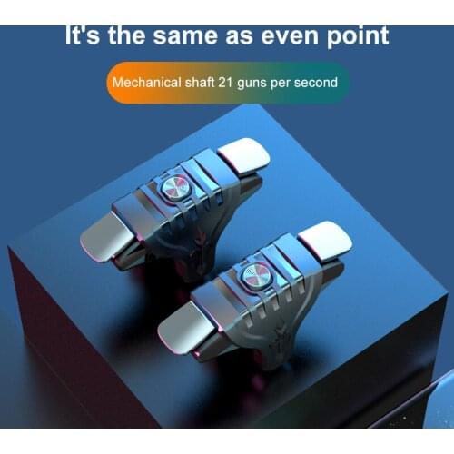 2021 New PUBG Mobile Game Controller Gamepad Trigger Aim Shoot Button L1R1 Shooter Joystick For IPhone Android Phone