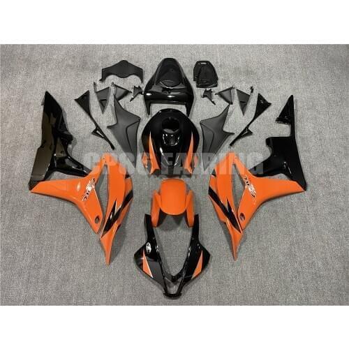 For HONDA CBR 600RR CBR600RR F5 2007 2008 07 08 New ABS Plastic Kit Injection Motorcycle Fairing Kit Fit Orange And Black ZXMT