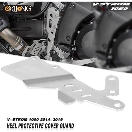 Heel Cover Guard FOR SUZUKI V-STROM 1000 VSTROM 2014 2015 2016 2017 2018 2019 Rear Brake Master Cylinder Guard Frame Protector