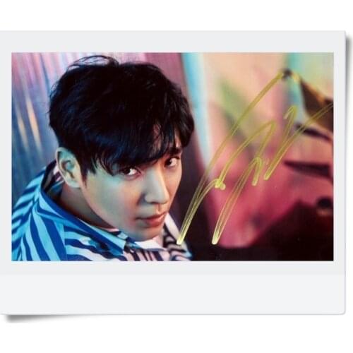 Signed FTISLAND FT Choi Jong Hun autographed original photo Over 10 years 6 inches freeshipping 062017