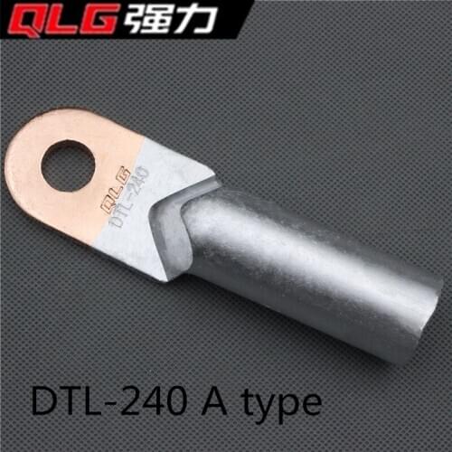 1piece DTL-240 240mm2 Wiring Terminal Copper Aluminum Tone for 17mm Dia Bolt Electric power fittings National Standard/A Type