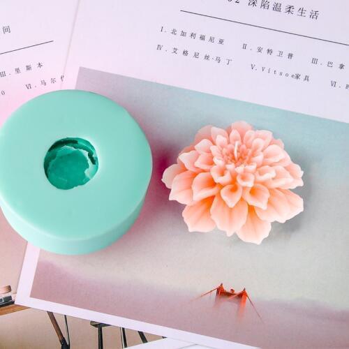 PRZY HC0032 Silicone Mold Candle Molds Clay Silicone Mould Flower Wedding Candle Candles Resin DIY Aroma Stone Silicone Rubber