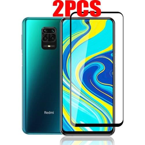 Redmi Note 9S 2Pcs/lot HD Tempered Glass Protector Film Clear Full Screen Coverage Screen Protective Glass Redmi Note 9 pro max