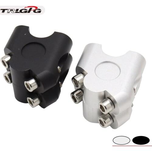 Motorcycle Handlebar Riser Bar Mount Handle Clamp Universal 22mm 7/8" Extend Adapter FOR BMW F650GS F700GS F800ST