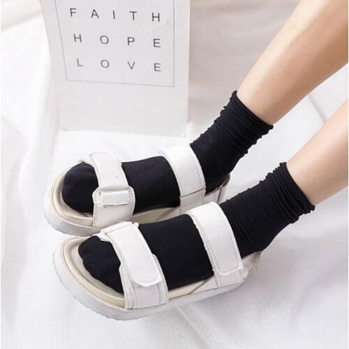 Spring and summer pure color velvet ladies thin stockings pile stockings in tube curling ice ice socks female socks