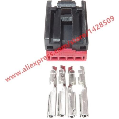 5 Sets 4 Pin Car Electrical Connector Female Auto Cable Plug With Terminals 6-1419169-8