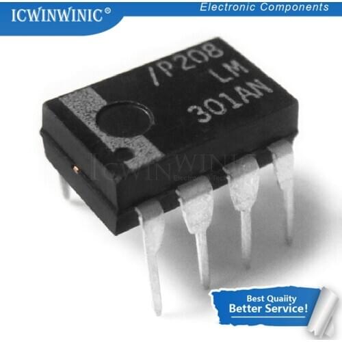 10piece LM301AN LM301 DIP8 DIP Operational Amplifiers LM301A new original In Stock