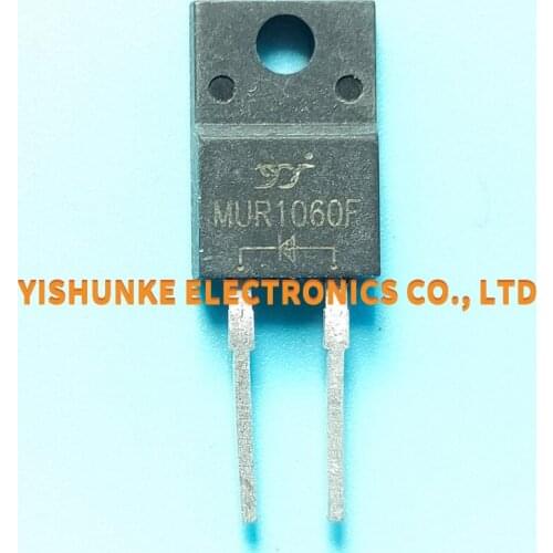10PCS MUR1060F MURF1060 SSF7500 FDPF7N50U FSF10A40 BDW47 11N60C3 TO-220 TO-220F