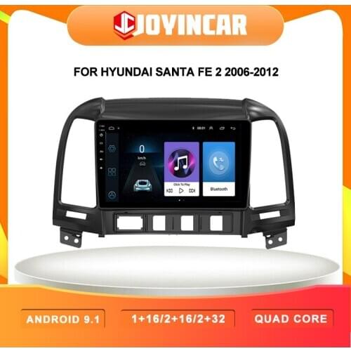 2 din Android 9.1 Car Radio Auto Stereo GPS Navigation For Hyundai Santa Fe 2 2006-2012 Car Multimedia Video Player No DVD Play