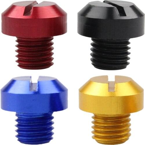 2 Pcs Motorcycle Rearview Mirrors Threadb Mirror Hole Plug Screw Bolts Cover