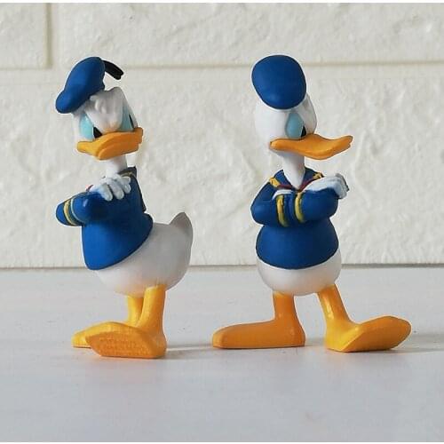 Disney 2pcs toys classic cute doll Donald Duck DIY decoration materials baking cake decoration ornaments gifts