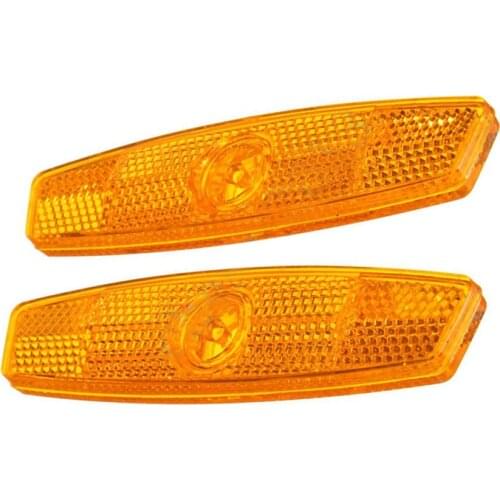 2pcs Bike Bicycle Spoke Reflector Safety Warning Light Safety Wheel Rim Reflective Light Mount Vintage Clip Tube Reflector