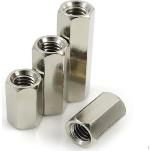 20PCS/10PCS m3 M4 F to Female nickel Brass Standoff Spacer M3 Hexagonal Stud Spacer Pillars