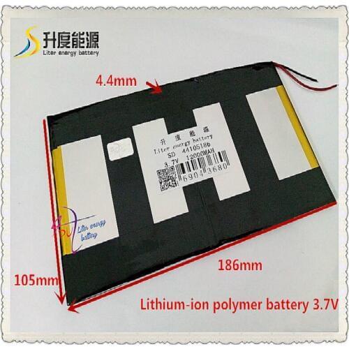 3.7V 12000mAH 44105186 Polymer lithium ion / Li-ionbattery for tablet pc;for ON-DA V971 quad core,V972 quad core