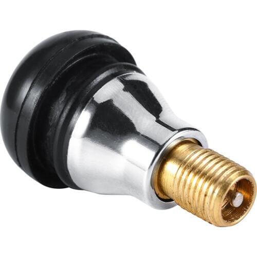 4PCS/lot TR412AC Chrome Alloy Tubeless Rubber Wheel Tyre Valve & Caps For Car For Motorcycle New