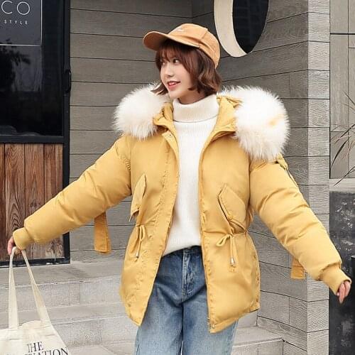 50%OFF For Subscribers Winter Women jacket Casual Solid thick warm Long Hooded parkas Jackets female pocket sintepon snow coats