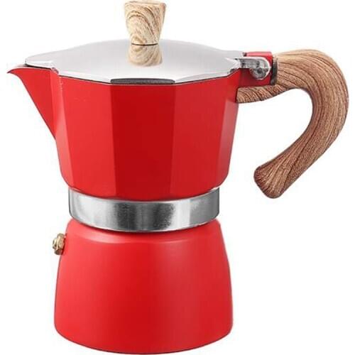 Aluminum Italian Moka Espresso Coffee Machine Filter Stove Pot 3 Cups