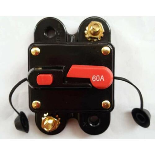 DC Circuit Breaker Car Audio With Switch Automatic Fuse Holder Power Protection High Voltage Automatic Recovery Circuit Breaker