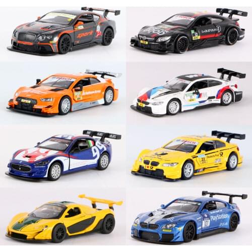 CAIPO 1/43 Lamborghini BMWs Audis McLarens Racecar Collection Metal Die-Cast Simulation Model Cars Toys