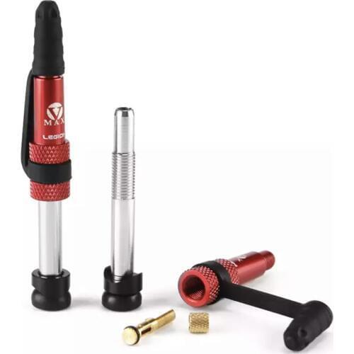 2-Stage Bicycle Valves Aluminum Alloy No Tubes Valve For MTB Road Bikes Presta Valve Core Stem Cap Bicycle Tubeless Tire Valve