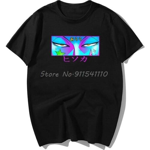 Harajuku HUNTER×HUNTER Anime Hisoka Cartoon Print T-shirt Aesthetic Fashion Tops Gothic Oversized Vintage Loose T Shirt Men Tees